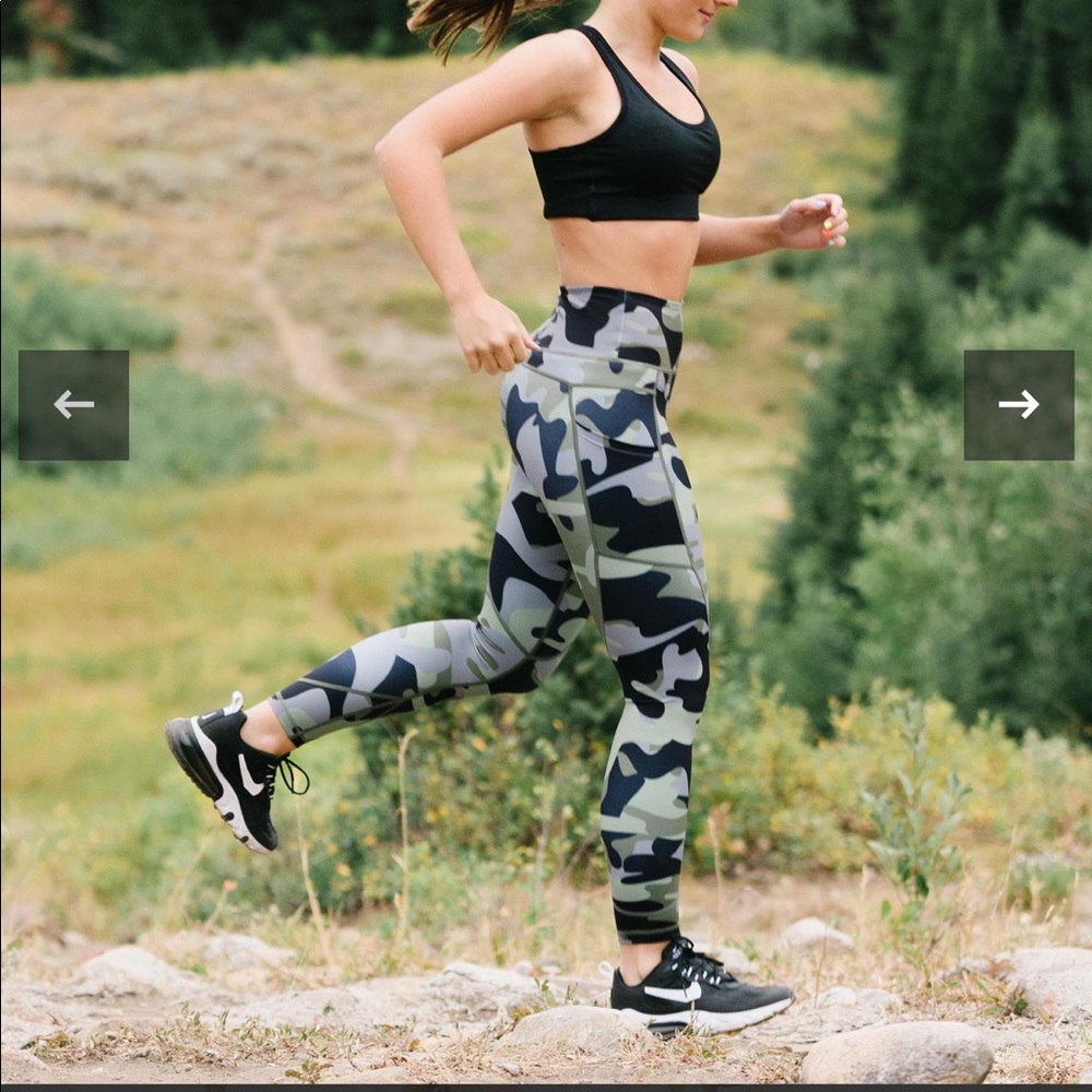 Zyia Light & Tight High Rise 7/8 Camo
